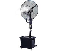 MARIYCH Ventilatore nebulizzatore per esterno | Ventilatore oscillante industriale per patio, altezza regolabile 3 in 1 a piantana rinfrescante con nebulizzatore per campeggio/giardino (28in)