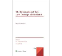 Marjaana Helmine The International Tax Law Concept of Dividen (Copertina rigida)