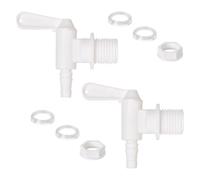 Marjoramy Rubinetti A Secchiello, 2 Pezzi, Rubinetti in Plastica,Rubinetti per Fusti di Birra, Rubinetti di Ricambio,per Imbottigliamento per Birra E Vino Fatto in Casa
