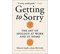 Marjorie Ingall Susan McCarthy Getting to Sorry (Tascabile)