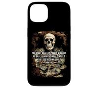 Mark 8:36 What Shall if Profit - Eternity Verse Warning Custodia per iPhone 13