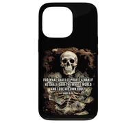Mark 8:36 What Shall if Profit - Eternity Verse Warning Custodia per iPhone 13 Pro