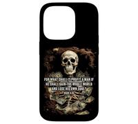 Mark 8:36 What Shall if Profit - Eternity Verse Warning Custodia per iPhone 14 Pro