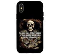 Mark 8:36 What Shall if Profit - Eternity Verse Warning Custodia per iPhone X/XS