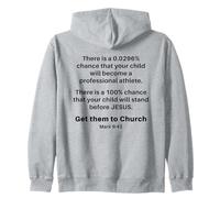 Mark 9:42 - Get Your Children Back Into Church Exhortation Felpa con Cappuccio
