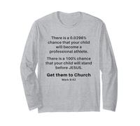 Mark 9:42 - Get Your Children Back Into Church Exhortation Maglia a Manica