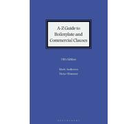 Mark Anderson Victor A-Z Guide to Boilerplate and Commercial (Copertina rigida)