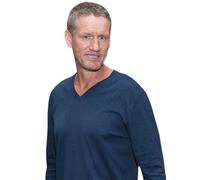 Mark Billingham (Blue Jumper) Half Body Buddy Cutout