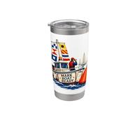 MARK BOAT READY Vela Regata Boa Bicchiere termico in acciaio inox doppia parete