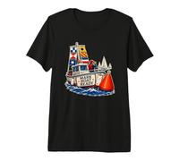 Mark Boat Ready Vela Regata Boa Maglietta Premium
