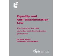 Mark Butler Equality and Anti-Discrimination Law (Tascabile)