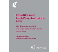 Mark Butler Equality and Anti-Discrimination Law (Tascabile)