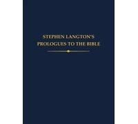 Mark Clark Stephen Langton's Prologues to the Bible (Copertina rigida)