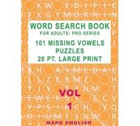 Mark English Word Search Book For Adults (Tascabile)