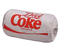 Mark Feldstein & Associates Coca Cola Diet Coca Cola Can Classic - Cuscino in peluche ricamato grigio, 33 cm