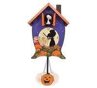 Mark Feldstein & Associates Peanuts Gang Snoopy Linus Lucy It's The Great Pumpkin Orologio a cucù di Halloween, 43 cm, suona suoni spettrali