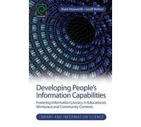 Mark Hepworth Geoff W Developing People's Information Capabil (Copertina rigida)