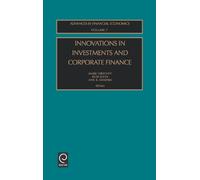 Mark Hirschey Innovations in Investments and Corporate Financ (Copertina rigida)