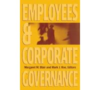 Mark J. Roe Employees and Corporate Governance (Tascabile)