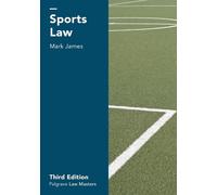 Mark James Sports Law (Tascabile) Hart Law Masters