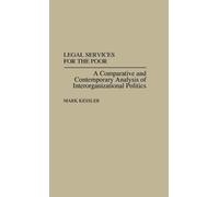 Mark Kessler Legal Services for the Poor (Copertina rigida)