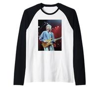 Mark Knopfler Dire Straits in Ogni Tour di Strada 1991 Maglia con Maniche Raglan