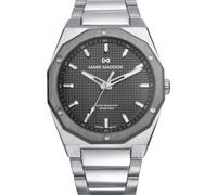 Mark Maddox HM1030-17 - Orologio da uomo Bitono Acciaio e IP Grigio, Quadrante Blu, Impermeabile 100 m, Quarzo Analogico 3 Aghi, Cassa 42 mm, Vetro Minerale, Chiusura con Pulsanti