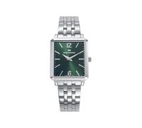 Mark Maddox MM0142-65 - Orologio da donna analogico a due aghi, cassa e bracciale in acciaio, quadrante verde con numeri arabi, cristallo minerale