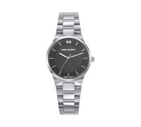 Mark Maddox MM1031-57 - Orologio da donna analogico a tre aghi 31 mm, cassa e bracciale in acciaio, quadrante nero, WR 50 m