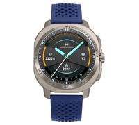 Mark Maddox Smart HS2008-10 - Smartwatch unisex blu e argento, cinturino in gomma traspirante, GPS in app, chiamate dall'orologio, controllo dello stress e del ritmo cardiaco, collezione Smart Now