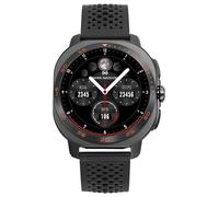 Mark Maddox Smart HS2008-50 - Smartwatch unisex nero, cinturino in gomma traspirante con fibbia, GPS in app, chiamate dall'orologio, controllo dello stress e del ritmo cardiaco, collezione Smart Now