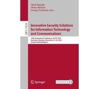 Mark Manulis Innovative Security Solutions for Information Technolog (Tascabile)