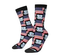 Mark Of The U.S. Coast Guard And America Donna Uomo Work Socks Comodi Calze Running Antiscivolo Calzettoni Sportivi Per Estivi Yoga Pilates