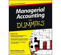 Mark P. Holtzman Managerial Accounting For Dummies (Tascabile)