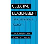 Mark R. Wilson George Engelhard Objective Measurement (Copertina rigida)