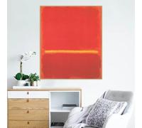 Mark Rothko《Senza titolo (13)》Stampe su tela Dipinto a olio Opera d'arte famosa Poster Quadro Moderno Decorazione d'interni per la casa (60x80cm)