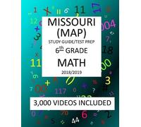 Mark Shannon 6th Grade MISSOURI MAP, 2019 MATH, Test Prep (Tascabile)