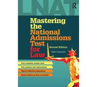 Mark Shepherd Mastering the National Admissions Test for Law (Tascabile)