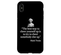 Mark Twain Camicia Mark Twain Il modo migliore per rallegrare citazione Custodia per iPhone XS Max