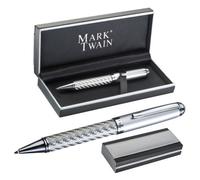 Mark Twain - Penna a sfera Columbia in design carbonio