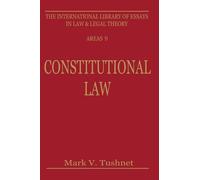 Mark V. Tushnet Constitutional Law (Copertina rigida)