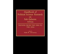 Mark W. Delance Handbook of Political Science Research on Sub (Copertina rigida)