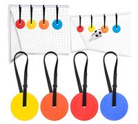 Mark Your Goals Set di 4 Dischi Bersaglio Allenamento Calcio Regolabili Disponib