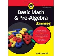 Mark Zegarelli Basic Math & Pre-Algebra For Dummies (Tascabile)