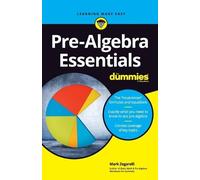 Mark Zegarelli Pre-Algebra Essentials For Dummies (Tascabile)