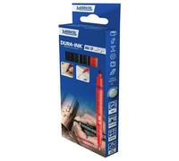 Markal 22271 DURA-INK DUAL TIP Marcatore indelebile Rosso, Nero resistente all