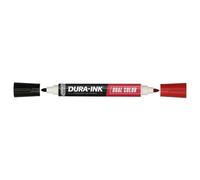 Markal 96330 DURA-INK DUAL COLOR Marcatore indelebile Rosso, Nero resistente a