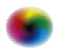 MARKELL 1 Confezione da 1000 Puzzle Circolare Decompressione Educativi Puzzle Aereo Mille Colori
