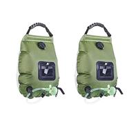 MARKELL 2X 20L Campeggio Outdoor Doccia Borsa Da Campeggio Alpinismo Borsa Solare Portatile Bagno Esterna Sacchetto di Stoccaggio Non Tossico Protezione Ambientale PVC Borsa