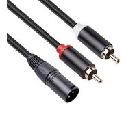 MARKELL audio da XLR a doppio audio A1 XLR 3 pin a doppio audio stereo amplificatore spina AV 1 m